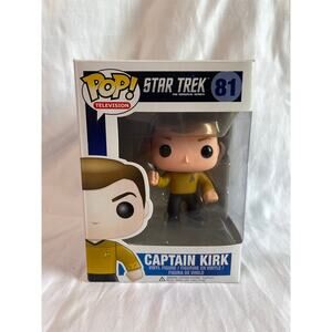 New Funko Pop Television Star Trek Original Series Captain Kirk #81 Vinyl Figure